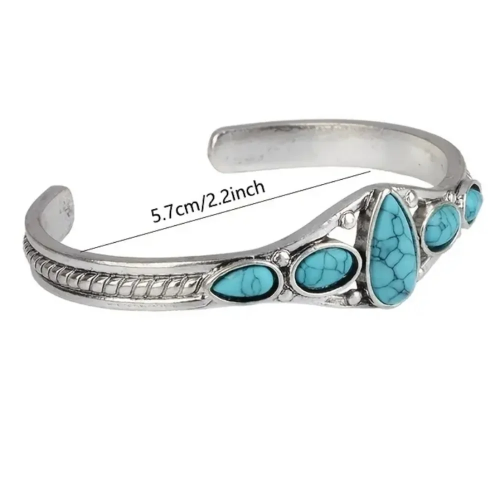 🆕️Adjustable Turquoise Bracelet 💎 - Picture 4 of 4